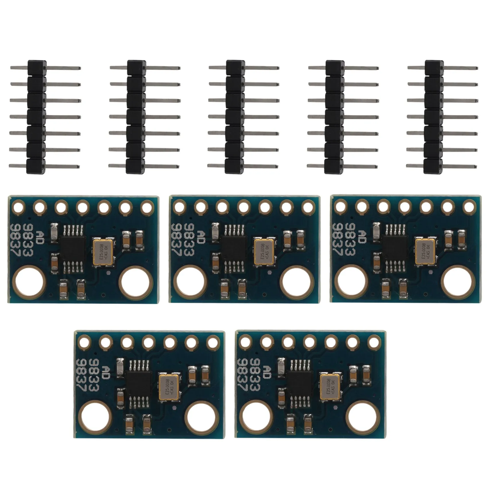 5Pcs AD9833 Programmable Microprocessors Serial Interface Sine Square Wave DDS, Signal Generator Module
5Pcs AD9833 Programmable Microprocessors Serial Interface Sine Square Wave DDS, Signal Generator Module