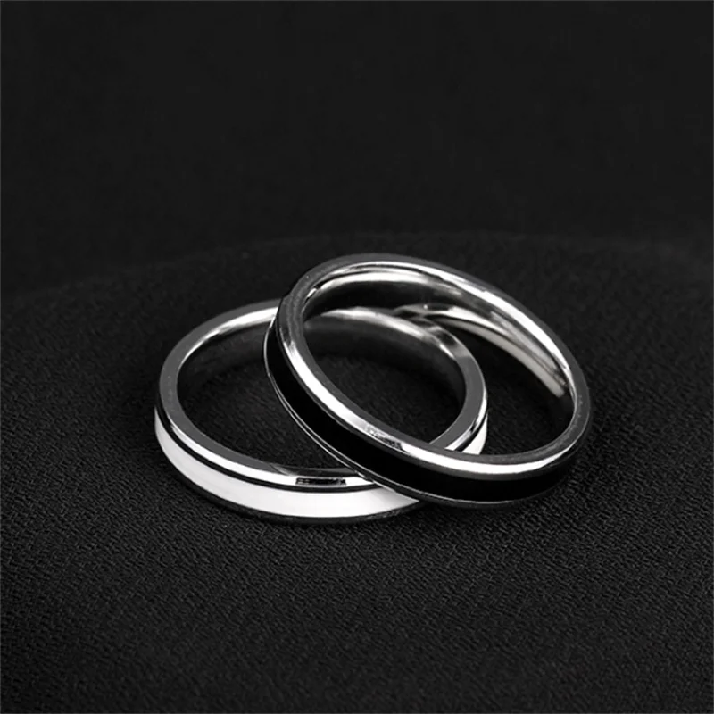 YW GAIRU 316 Stainless Steel Black And White Couple Ring Fashion Titanium Steel Ring Jewelry Trend 2022 For Women
YW GAIRU 316 Stainless Steel Black And White Couple Ring Fashion Titanium Steel Ring Jewelry Trend 2022 For Women