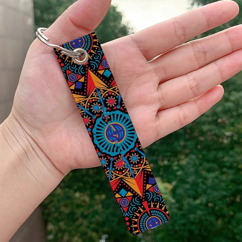 Bright Spirit Mandala Crush leather motorcycle Key chain Strap Key rings Hanging Holder Bag Wallet Trinket Keychain Hanging Bag
Bright Spirit Mandala Crush leather motorcycle Key chain Strap Key rings Hanging Holder Bag Wallet Trinket Keychain Hanging Bag