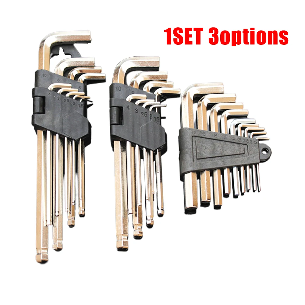 9 Pcs Hex Wrench Double-End L Type Key 1.5-10mm Universal Screwdriver Hexagon Spanner Flat Ball Repair Parts Hand Manual Tools
9 Pcs Hex Wrench Double-End L Type Key 1.5-10mm Universal Screwdriver Hexagon Spanner Flat Ball Repair Parts Hand Manual Tools