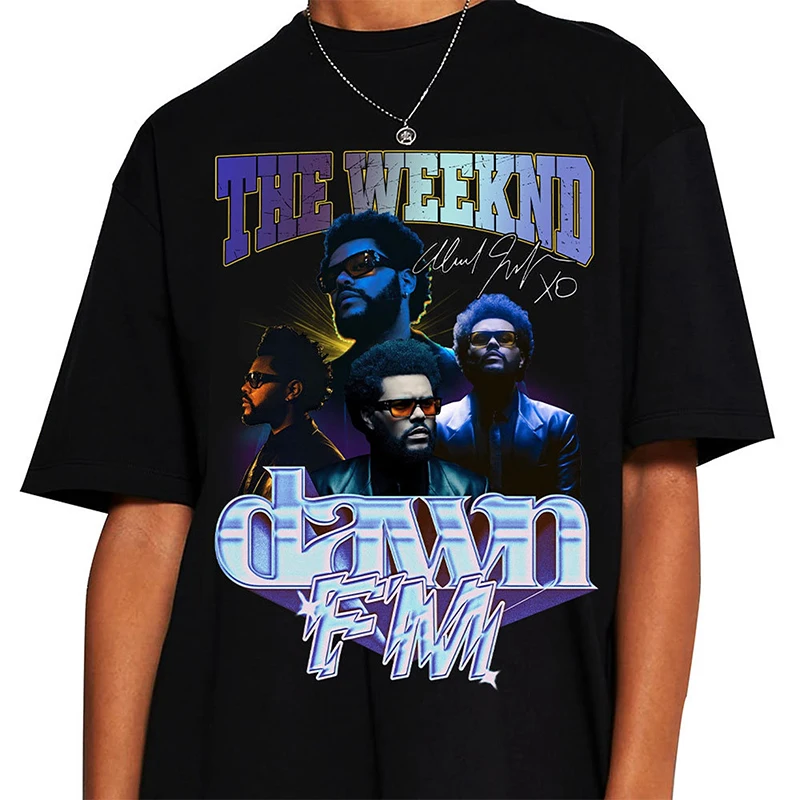 

The Weeknd After Hours Til Dawn Tour T-shirt Dawn Fm Gift for Fans Thirt 90s Vintage Tshirt After Hours Tshirt Cotton Men Shirts