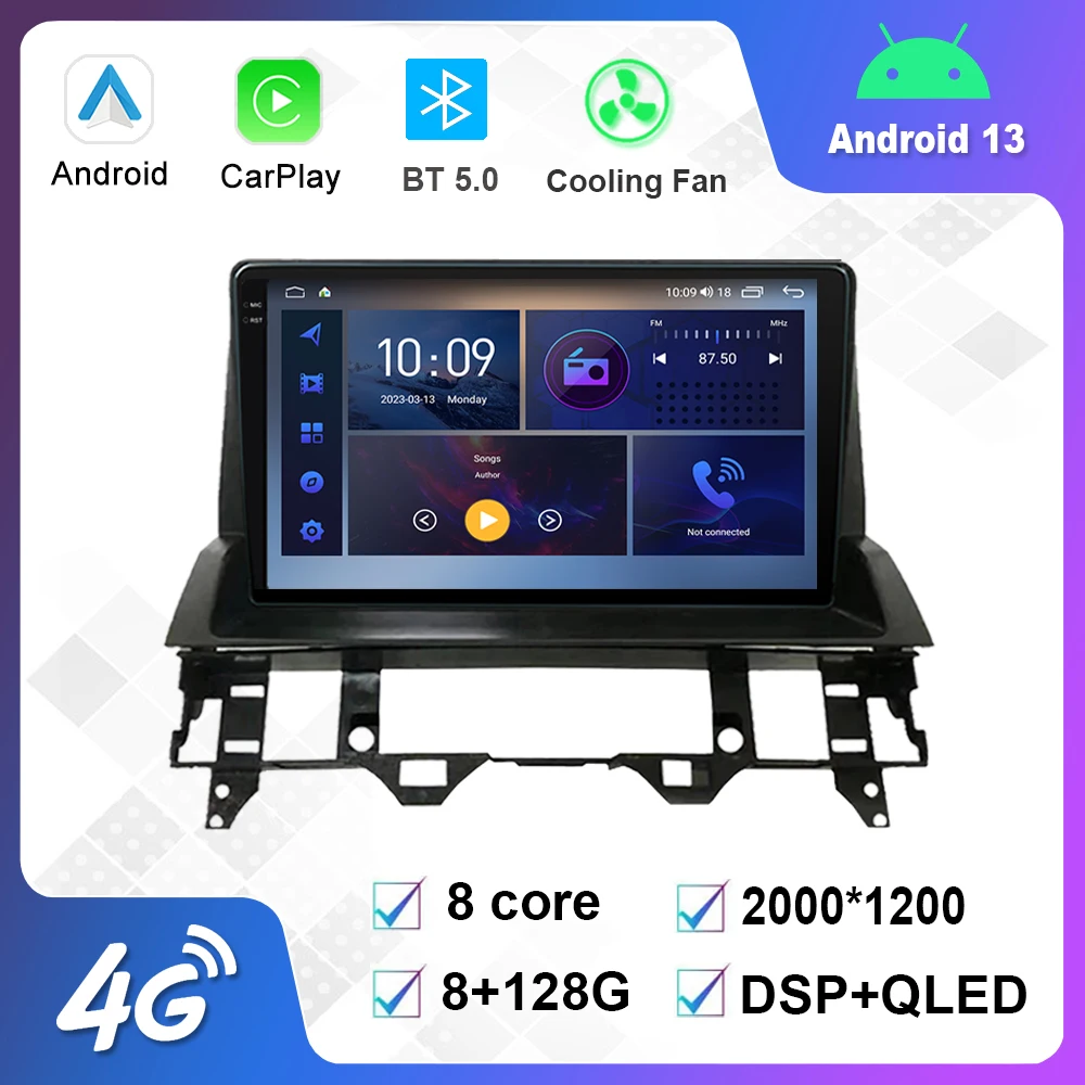 10.1 Inch Android 12.0 Multimedia Player Auto Radio For Mazda 6 2002-2008 GPS Carplay 4G WiFi DSP Bluetooth
10.1 Inch Android 12.0 Multimedia Player Auto Radio For Mazda 6 2002-2008 GPS Carplay 4G WiFi DSP Bluetooth