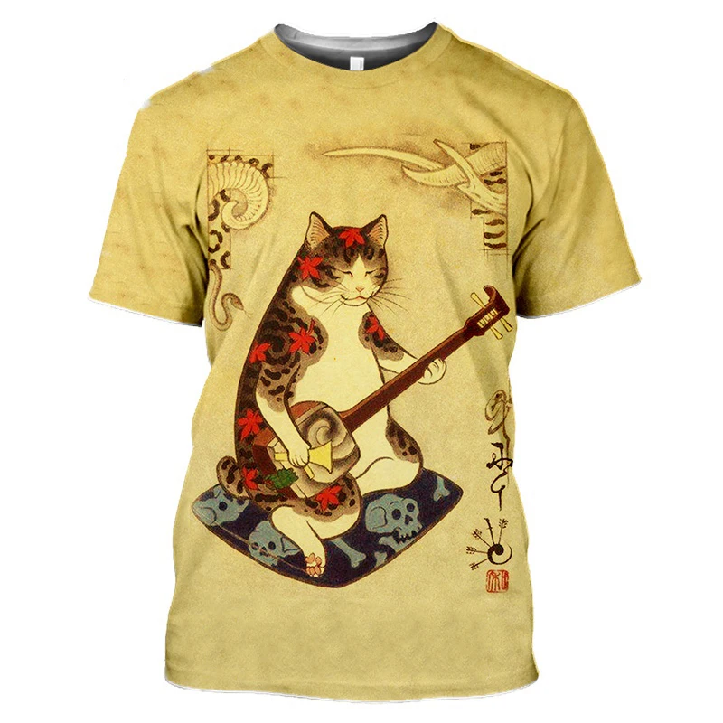 CLOOCL Men T-shirt 3D Graphics Tattoo Samurai Cat Printed Tees Kids Casual Tops Boy Girl Short Sleeve Women Street Male Clothing
CLOOCL Men T-shirt 3D Graphics Tattoo Samurai Cat Printed Tees Kids Casual Tops Boy Girl Short Sleeve Women Street Male Clothing