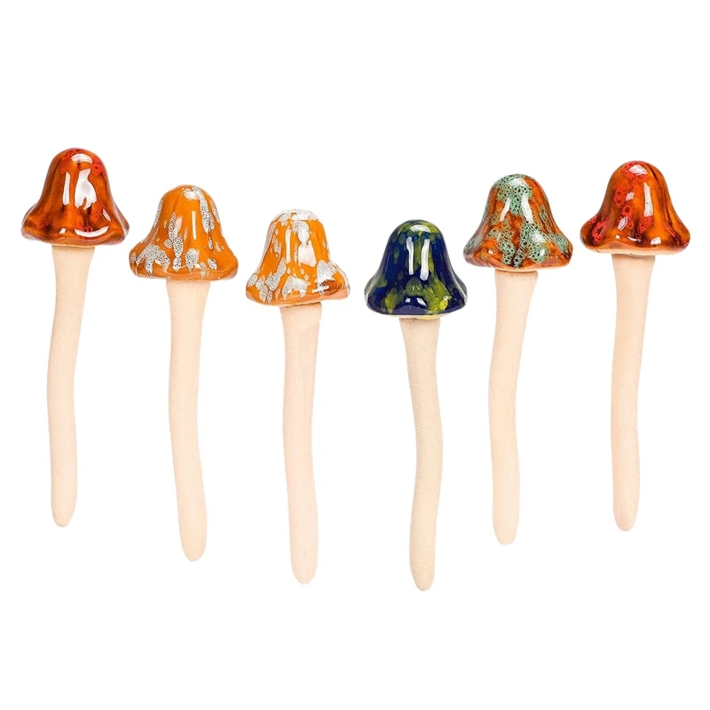 6 Pcs Ceramic Mushrooms, Garden Mushroom Toadstool Ceramic Garden Pots Decoration Pottery Ornament For Potting Shed
6 Pcs Ceramic Mushrooms, Garden Mushroom Toadstool Ceramic Garden Pots Decoration Pottery Ornament For Potting Shed