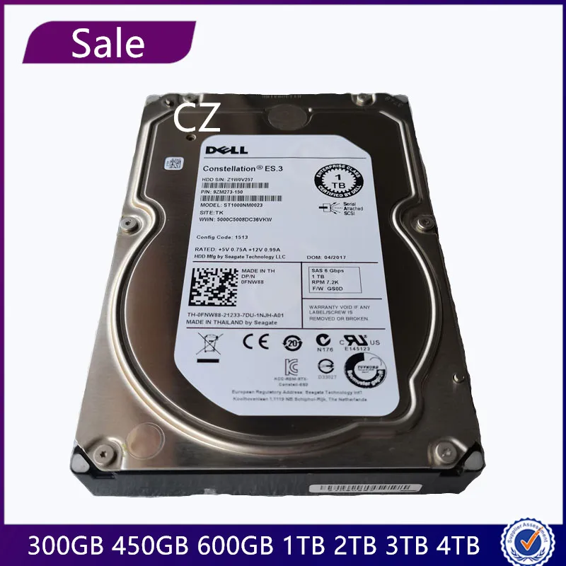 Sale 3.5 300GB 450GB 600GB 1TB 2TB 3TB 4TB F617N W347K R749K DGNTV 740YX FNW88 1P7DP 55H49 K7VW5 529FG KRM6X R755K Hard Disk
Sale 3.5 300GB 450GB 600GB 1TB 2TB 3TB 4TB F617N W347K R749K DGNTV 740YX FNW88 1P7DP 55H49 K7VW5 529FG KRM6X R755K Hard Disk