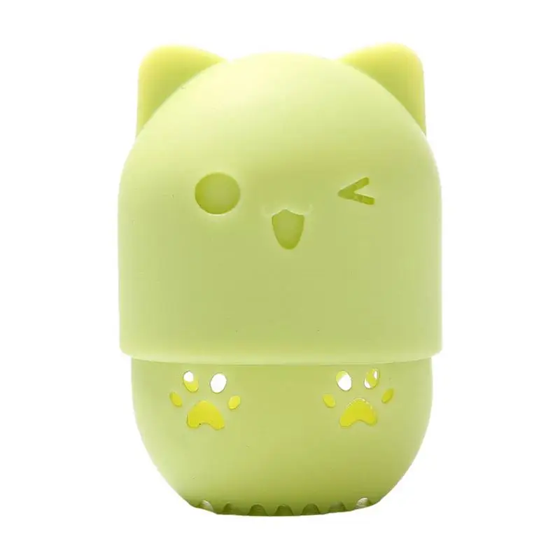 Cute Cat Beauty Egg Bracket Dryer cosmetic Makeup Sponge Gourd Powder Puff Rack Organizer Box Shelf Holder storage Tools
Cute Cat Beauty Egg Bracket Dryer cosmetic Makeup Sponge Gourd Powder Puff Rack Organizer Box Shelf Holder storage Tools