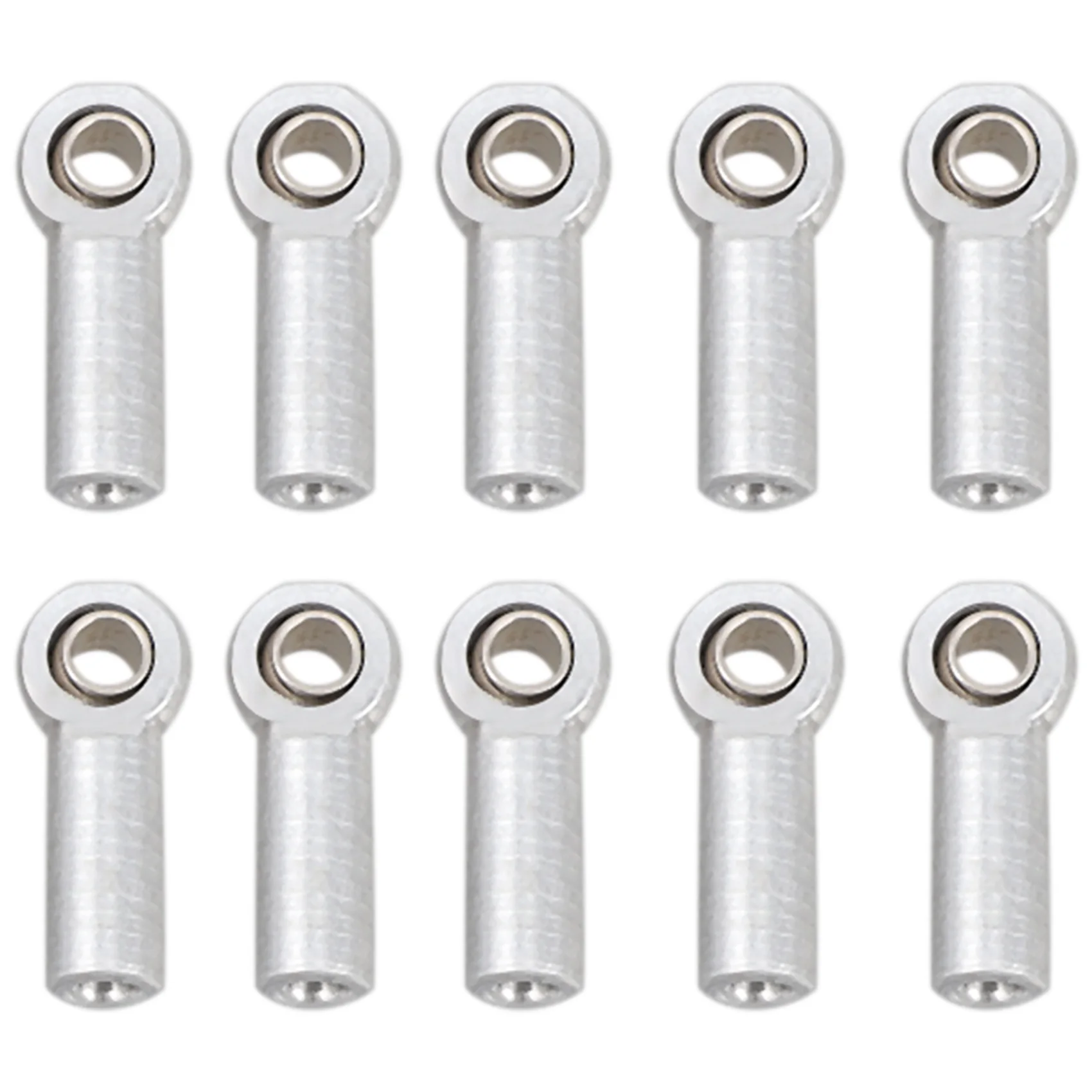 10Pcs Metal M3 Link Tie Rod End Ball Joint for 1/10 RC Car Crawler AXIAL SCX10 D90 D110 Tamiya CC01,Silver
10Pcs Metal M3 Link Tie Rod End Ball Joint for 1/10 RC Car Crawler AXIAL SCX10 D90 D110 Tamiya CC01,Silver