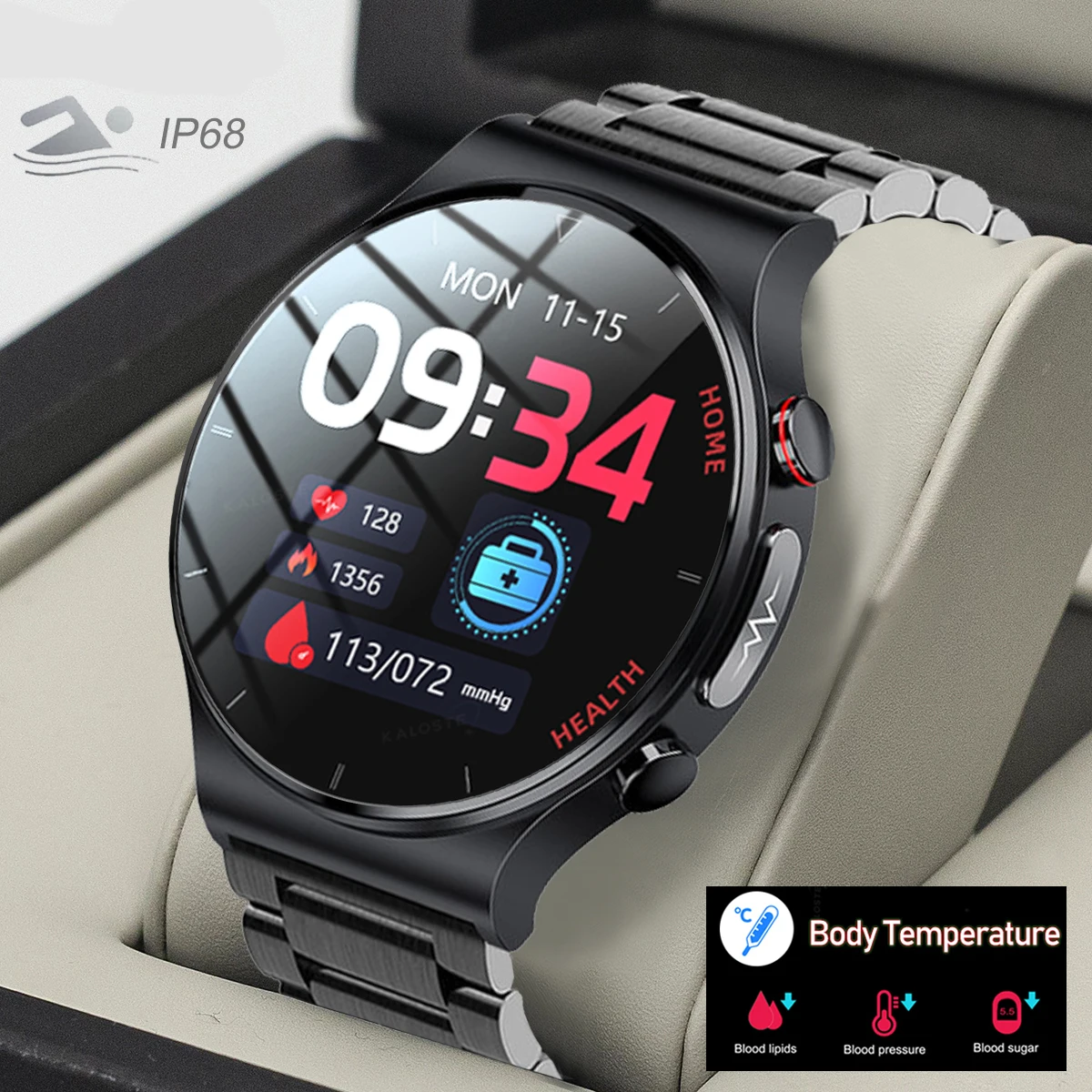 Smart Watch Men ECG+PPG Laser Health Heart Rate Blood Pressure Fitness Sport Watch IP68 Waterproof Smartwatch For Huawei Xiaomi
Smart Watch Men ECG+PPG Laser Health Heart Rate Blood Pressure Fitness Sport Watch IP68 Waterproof Smartwatch For Huawei Xiaomi