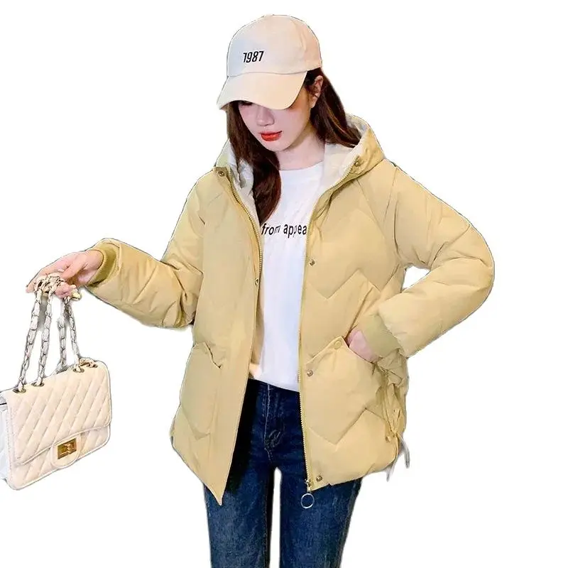 New 2022 Women Parkas Short Jacket Winter Thick Hooded Cotton Padded Coat Female Korean Loose Puffer Parkas Solid Ladies Outwear
New 2022 Women Parkas Short Jacket Winter Thick Hooded Cotton Padded Coat Female Korean Loose Puffer Parkas Solid Ladies Outwear