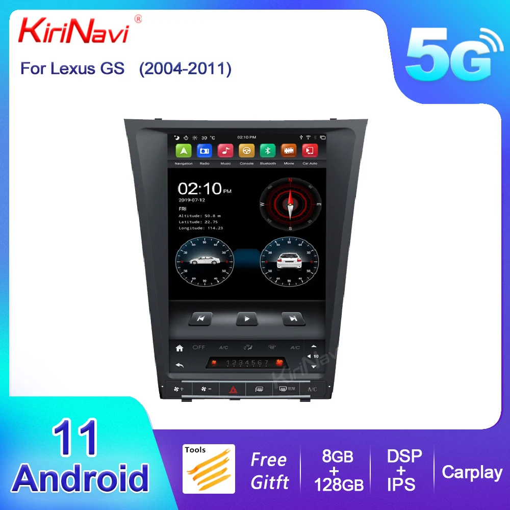 KiriNavi Android 11 Car Radio For Lexus GS GS300 GS350 GS400 GS430 GS460 2004-2011 Auto Gps Navigation Dvd Player 4G Stereo DSP
KiriNavi Android 11 Car Radio For Lexus GS GS300 GS350 GS400 GS430 GS460 2004-2011 Auto Gps Navigation Dvd Player 4G Stereo DSP