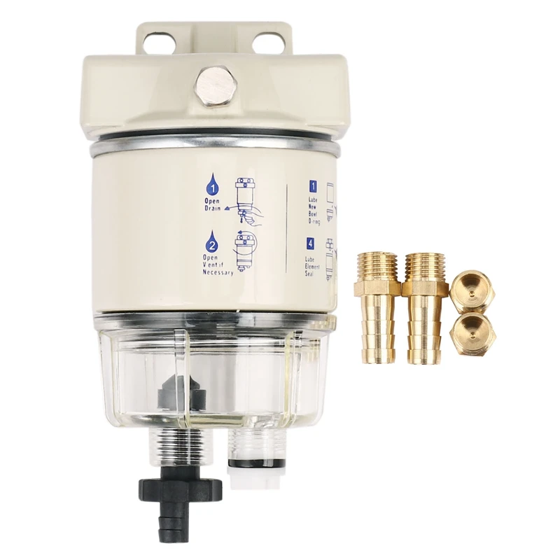 R12T Marine Fuel Filter Water Separator Diesel-Engine for Racor 140R 120AT S3240 NPT ZG1/4-19 Car Combo Filter
R12T Marine Fuel Filter Water Separator Diesel-Engine for Racor 140R 120AT S3240 NPT ZG1/4-19 Car Combo Filter