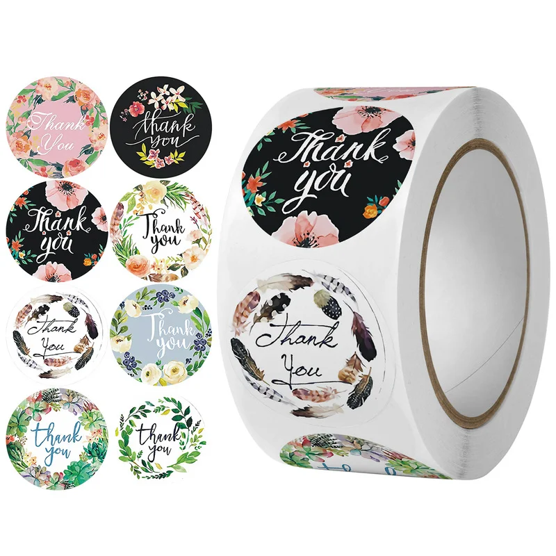 500Pcs Flower Thank You Stickers Envelope Stationery Sketchbook Stickers Wedding Decoration Birthday Gift Box Seal Label Sticker
500Pcs Flower Thank You Stickers Envelope Stationery Sketchbook Stickers Wedding Decoration Birthday Gift Box Seal Label Sticker