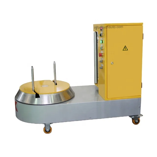 2022 Leading good quality low price airport hotel luggage baggage suitcase stretch film packing machine for resale 
2022 Leading good quality low price airport hotel luggage baggage suitcase stretch film packing machine for resale