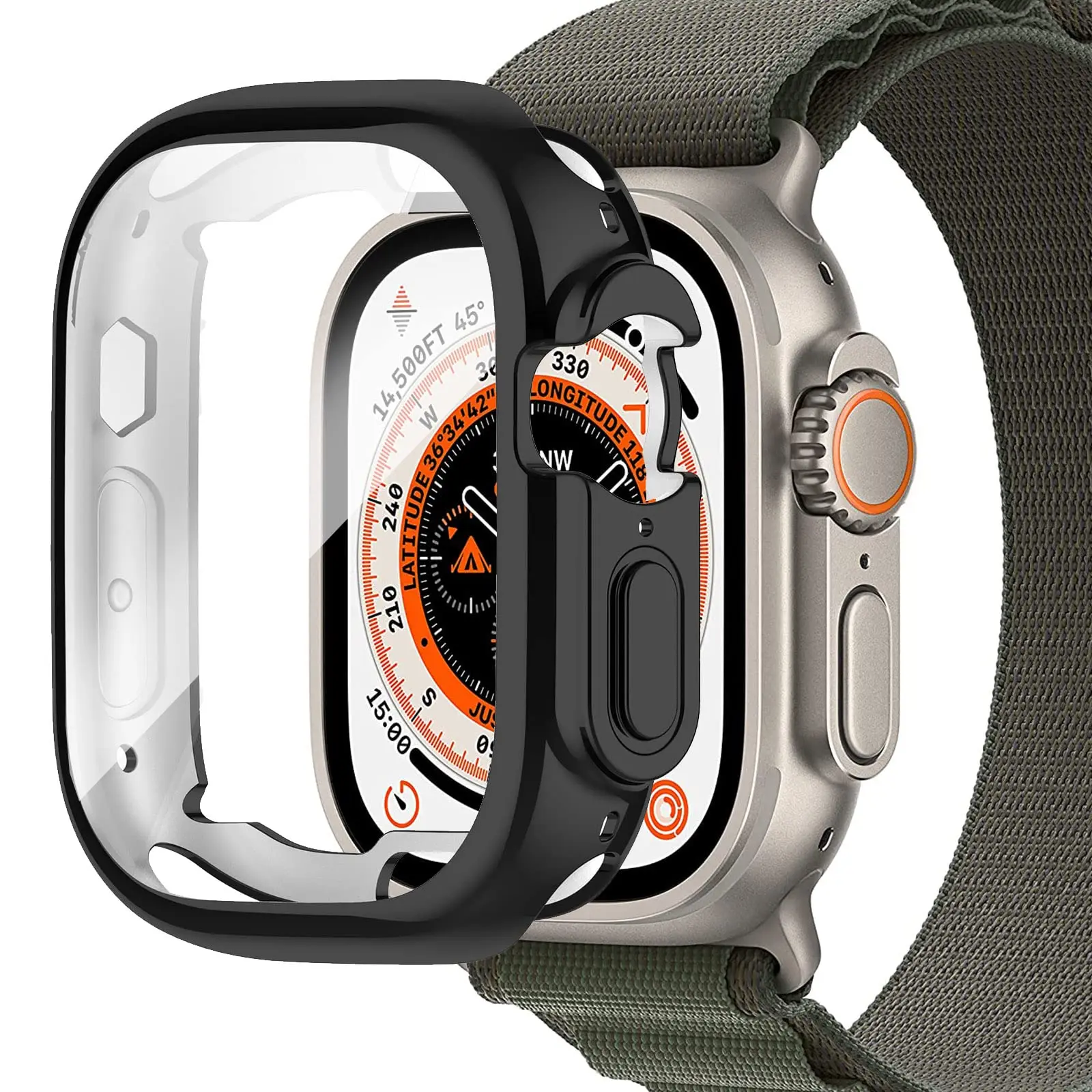 For Apple Watch Case Ultra 49mm Screen Protector Soft TPU Anti-Scratch Shockproof Shell Protective Cover iWatch Ultra case 49mm
For Apple Watch Case Ultra 49mm Screen Protector Soft TPU Anti-Scratch Shockproof Shell Protective Cover iWatch Ultra case 49mm