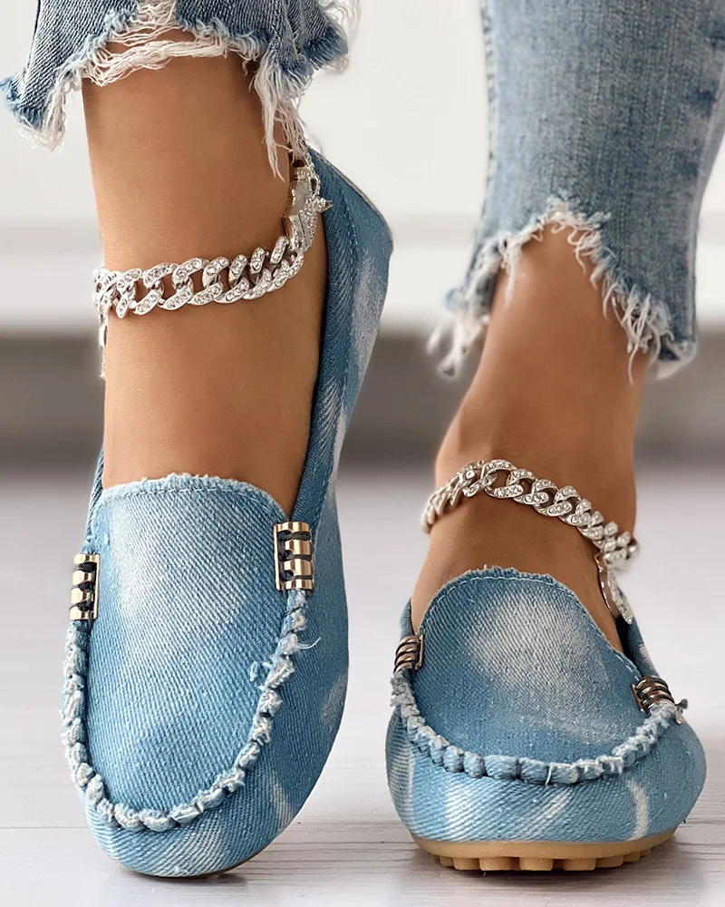 Women Fashion Summer Shoes Flat Soft Comfortable Solid Color Ruched Detail Slip-on Casual Work Loafers
Women Fashion Summer Shoes Flat Soft Comfortable Solid Color Ruched Detail Slip-on Casual Work Loafers
