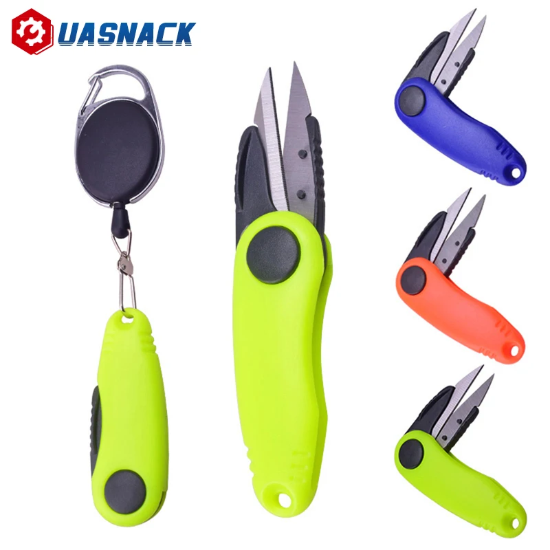Small Scissors Foldable Fishing Quick Knot Tool Kit Shrimp-type Fishing Line Cutter Clipper Nipper Hook Sharpener Fly Tying Tool
Small Scissors Foldable Fishing Quick Knot Tool Kit Shrimp-type Fishing Line Cutter Clipper Nipper Hook Sharpener Fly Tying Tool