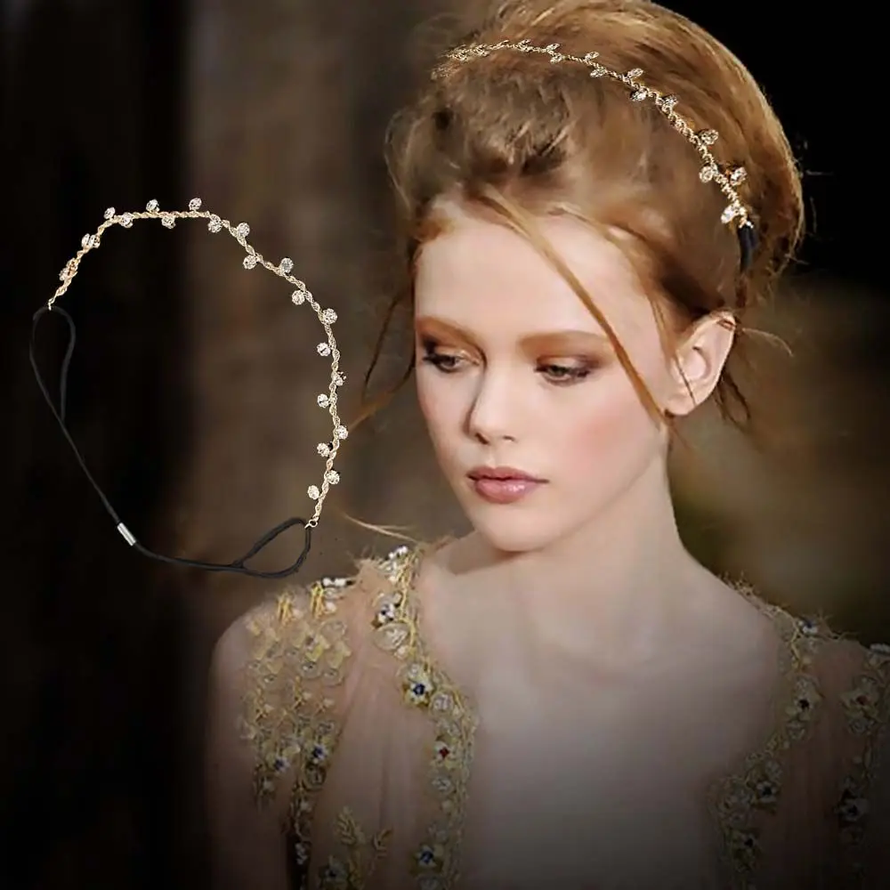 Delicate Fashion Shiny Crystal Princess Hairband Fairy Rhinestone Luxury Women Tiaras Elastic Wedding Party Hair Hoop
Delicate Fashion Shiny Crystal Princess Hairband Fairy Rhinestone Luxury Women Tiaras Elastic Wedding Party Hair Hoop