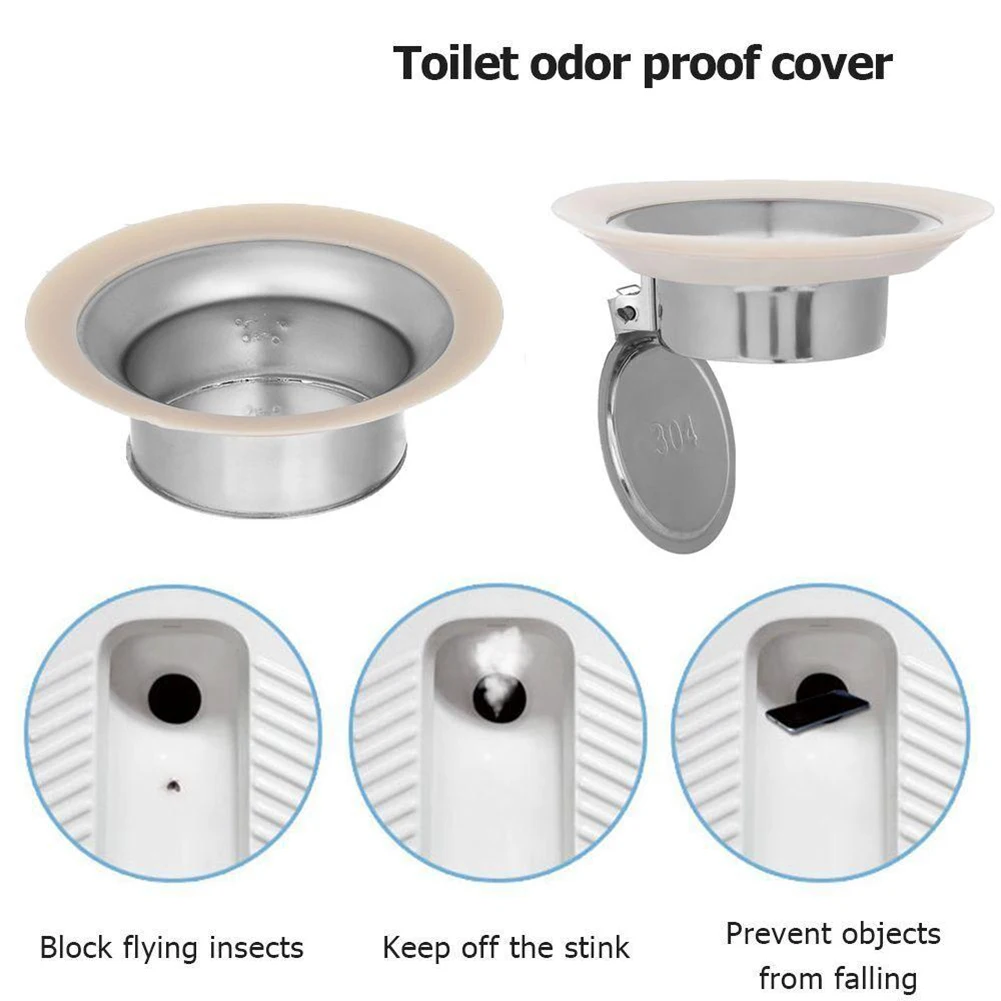 Anti-Smell Plug Squatting Pan Stainless Steel Toilet Floor Deodorize Stopper Bathtub Anti-blocking Cover Bathroom Accessories
Anti-Smell Plug Squatting Pan Stainless Steel Toilet Floor Deodorize Stopper Bathtub Anti-blocking Cover Bathroom Accessories