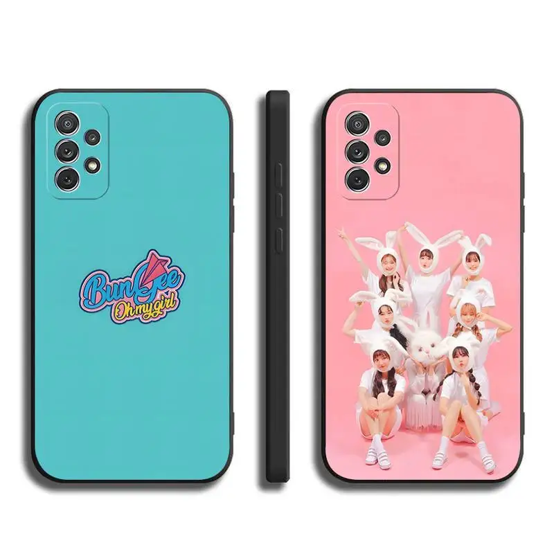 

Oh My Girl Group Girl Phone Case For Samsung M 10 11 20 21 30 31 51 S Prime S5 6 S9 S6 S8 S7 Edge Black Soft Silicone Cover