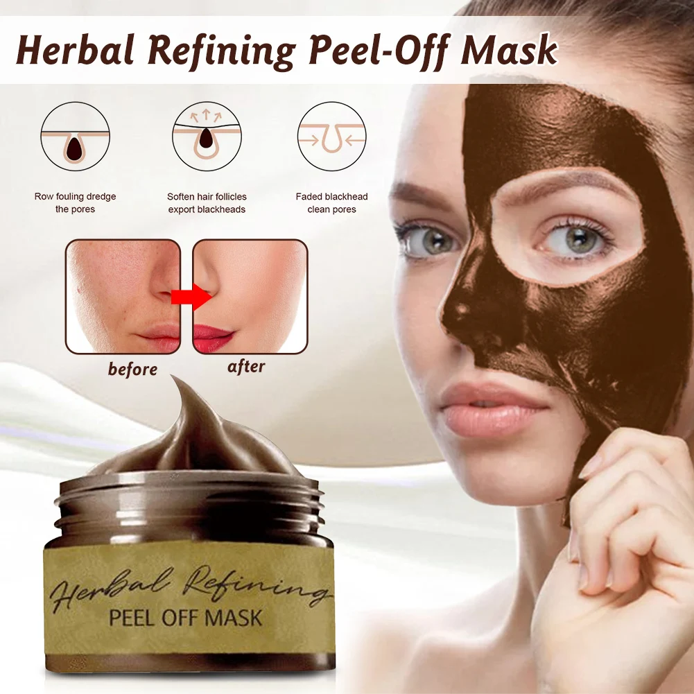 Herbal Refining Peel-Off Mask Tearing Remove Blackhead Cleaning Pores Shrink Skin Care Mask shrinks pores face cares
Herbal Refining Peel-Off Mask Tearing Remove Blackhead Cleaning Pores Shrink Skin Care Mask shrinks pores face cares