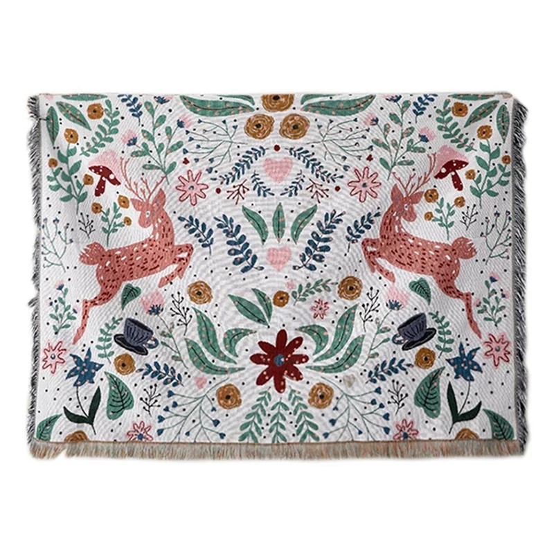 New-Fawn Forest Tapestry Blanket Design Ins Nordic Throw Blanket Bedding Sheet Sofa Cover For Home Bedroom Decor
New-Fawn Forest Tapestry Blanket Design Ins Nordic Throw Blanket Bedding Sheet Sofa Cover For Home Bedroom Decor