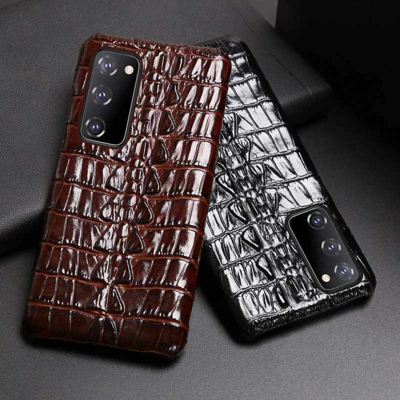 Leather Phone Case For Samsung Galaxy S20 FE case For s20 plus Cowhide Cover For Note 20 Ultra Crocodile Tail Texture Case
Leather Phone Case For Samsung Galaxy S20 FE case For s20 plus Cowhide Cover For Note 20 Ultra Crocodile Tail Texture Case