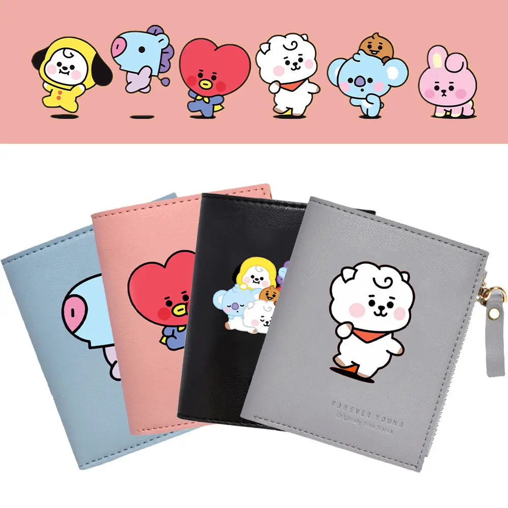Kawaii Bt21 Anime Color Short Wallet Bulletproof Youth Group Wallet Student Fashion Creative Coin Purse Card Holder Holiday Gift
Kawaii Bt21 Anime Color Short Wallet Bulletproof Youth Group Wallet Student Fashion Creative Coin Purse Card Holder Holiday Gift