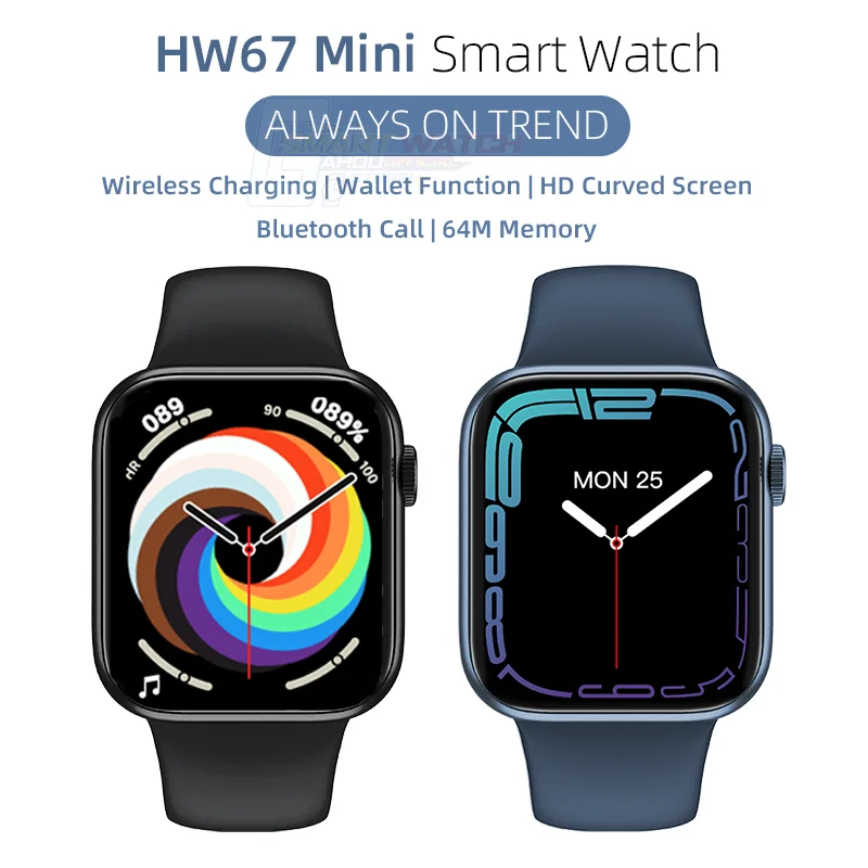 New HW67 Mini Smart Watch Men Women Smart Watch 2022 wireless charger Dial Call Custom Dial better than HW37 Plus HW57 Pro HD7
New HW67 Mini Smart Watch Men Women Smart Watch 2022 wireless charger Dial Call Custom Dial better than HW37 Plus HW57 Pro HD7