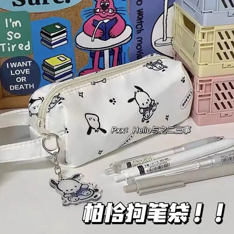 Милый карандаш с застежкой-молнией Sanrio, стилус, флип-ручка, грязеотталкивающий, большой емкости, Ins, девочка, рождественский подарок для детей
Милый карандаш с застежкой-молнией Sanrio, стилус, флип-ручка, грязеотталкивающий, большой емкости, Ins, девочка, рождественский подарок для детей