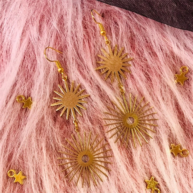 Fairy Jewelry Earrings, Golden Sun Earrings, Boho Pendant Earrings, Goddess Jewelry Earrings
Fairy Jewelry Earrings, Golden Sun Earrings, Boho Pendant Earrings, Goddess Jewelry Earrings
