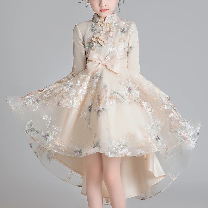 Kids Dress For Girls Chinese Asian Design Tailing Buckle Chinese Style Elegant New Year Princess Vestidos Party Dresses
Kids Dress For Girls Chinese Asian Design Tailing Buckle Chinese Style Elegant New Year Princess Vestidos Party Dresses