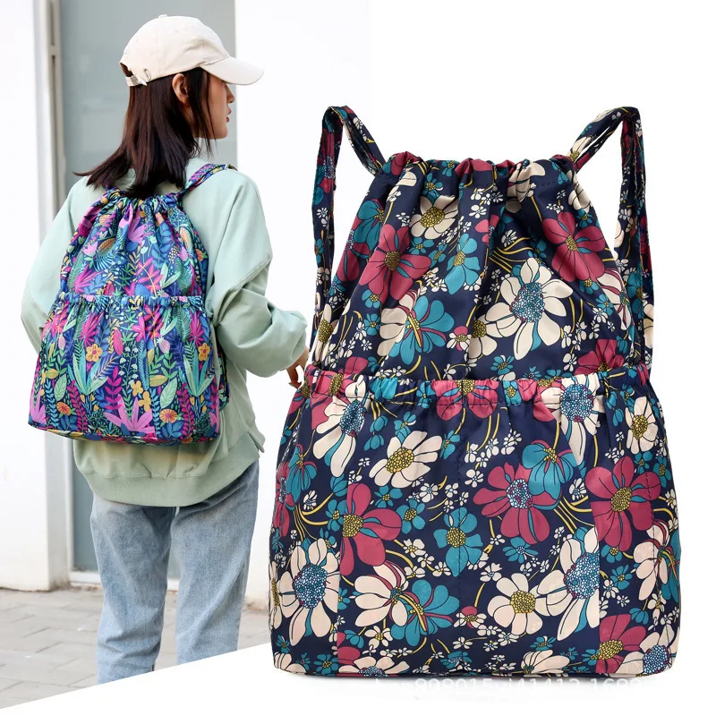 New Print Drawstring Backpack Women Travel Outdoor Leisure Storage Bag Waterproof Large Capacity Ladies Backpack
New Print Drawstring Backpack Women Travel Outdoor Leisure Storage Bag Waterproof Large Capacity Ladies Backpack