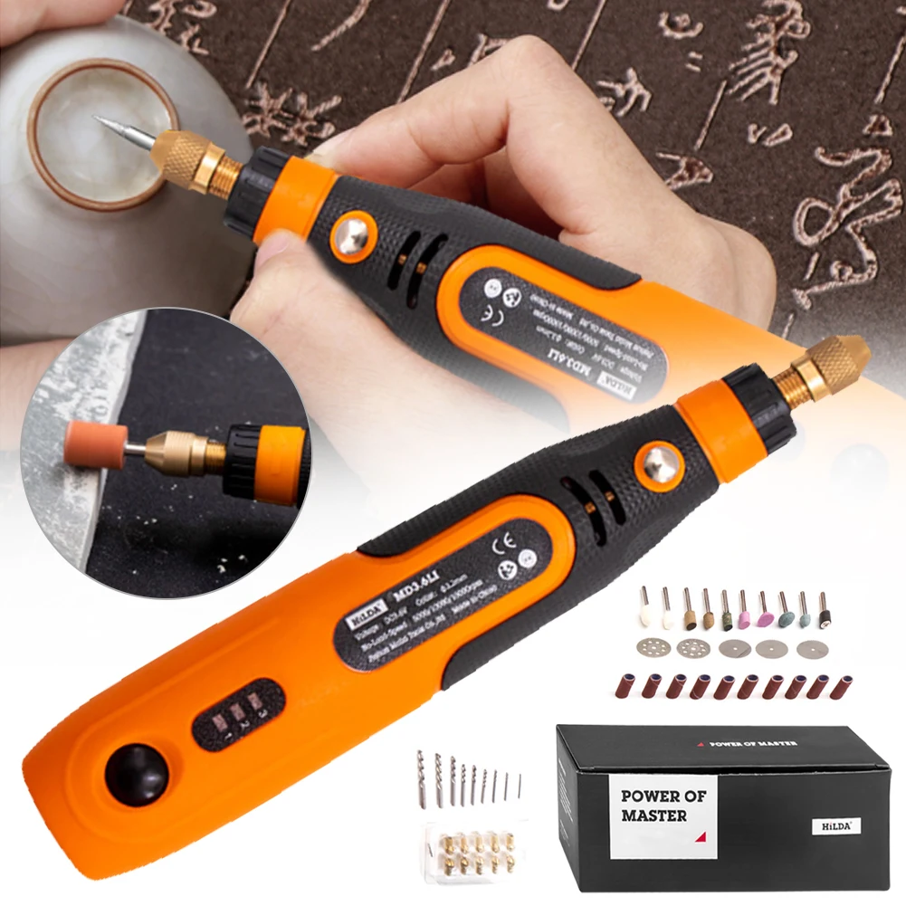 USB Mini Drill Rotary tool Engraving Pen With Grinding Accessories Set Multifunction Mini Engraving Pen For Drilling DIY tools
USB Mini Drill Rotary tool Engraving Pen With Grinding Accessories Set Multifunction Mini Engraving Pen For Drilling DIY tools