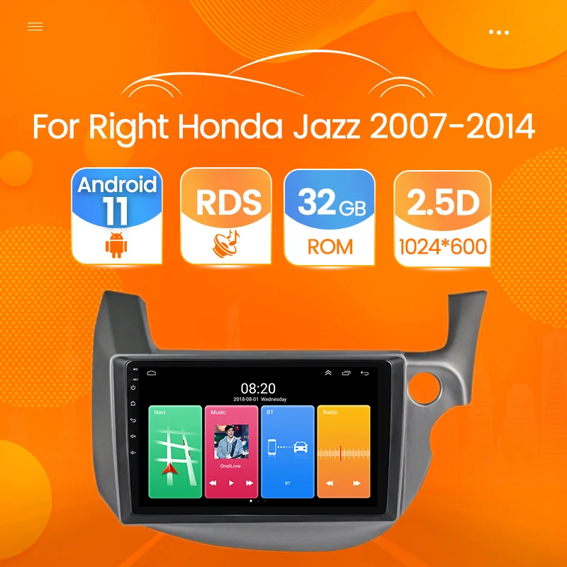 For Honda FIT JAZZ 2007-2014 RHD Android 10.1 Car DVD multimedia video player autoradio GPS navigation car radio stereo audio
For Honda FIT JAZZ 2007-2014 RHD Android 10.1 Car DVD multimedia video player autoradio GPS navigation car radio stereo audio