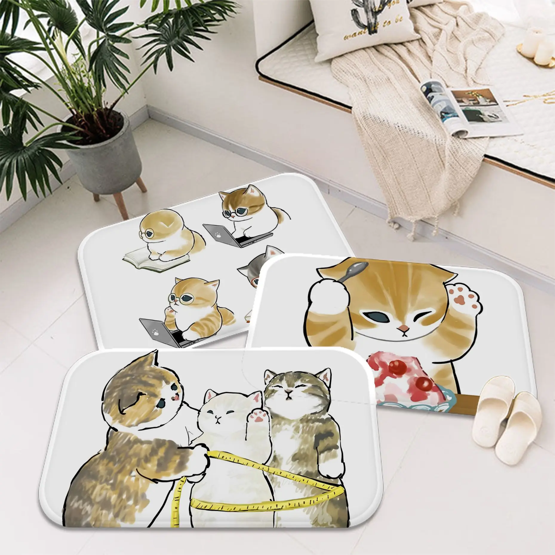 Cartoon Cat Hallway Carpet Washable Non-Slip Living Room Sofa Chairs Area Mat Kitchen Alfombra
Cartoon Cat Hallway Carpet Washable Non-Slip Living Room Sofa Chairs Area Mat Kitchen Alfombra