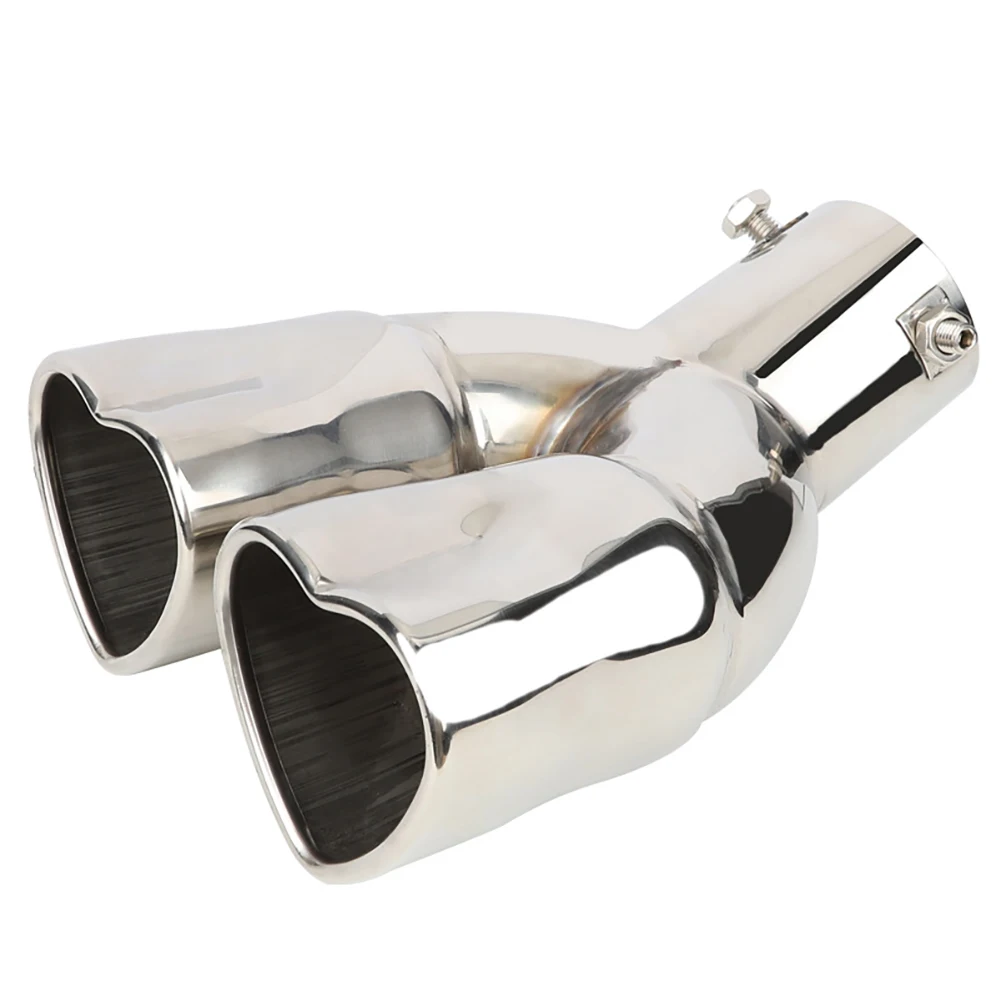 Universal Double Hearts Shape Dual Exhaust Tips Muffler Pipe Stainless Steel Exhaust Muffler Tip End Tail Pipe Modification
Universal Double Hearts Shape Dual Exhaust Tips Muffler Pipe Stainless Steel Exhaust Muffler Tip End Tail Pipe Modification