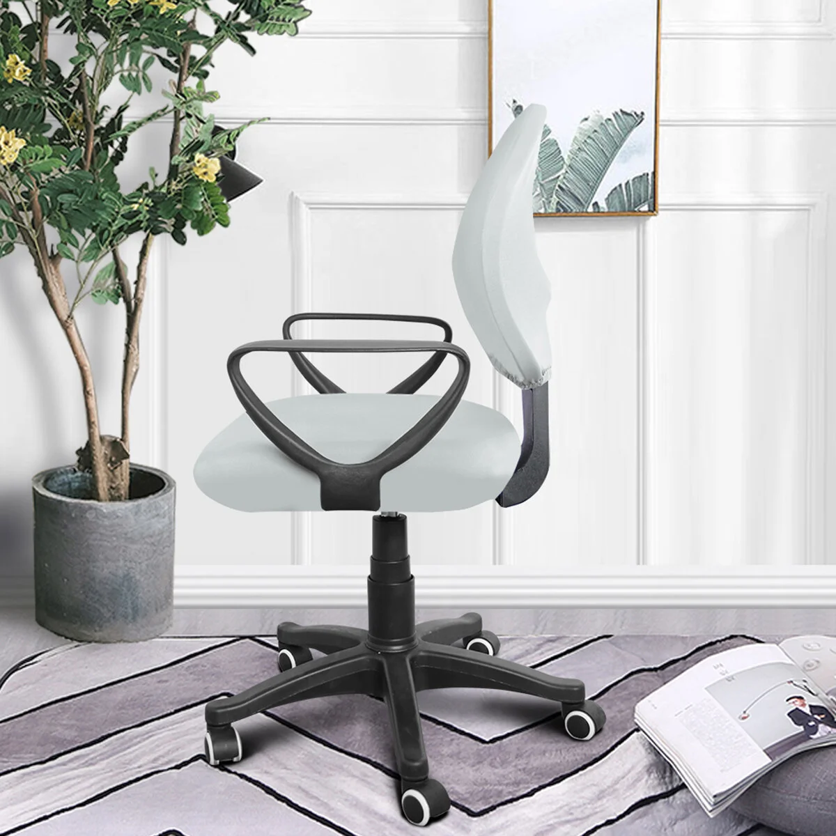 Solid Color Polyester Elastic Split Stretchy Seat Protective Case Removable Chair Cover for Hotel Canteen Office Party Supplies
Solid Color Polyester Elastic Split Stretchy Seat Protective Case Removable Chair Cover for Hotel Canteen Office Party Supplies
