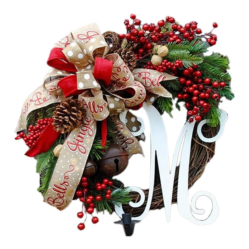 Christmas Door Wreath Artificial Pinecone Faux Red Berry Stem Bow Wall Hanging Ornament Merry Christmas New Year Decoration
Christmas Door Wreath Artificial Pinecone Faux Red Berry Stem Bow Wall Hanging Ornament Merry Christmas New Year Decoration