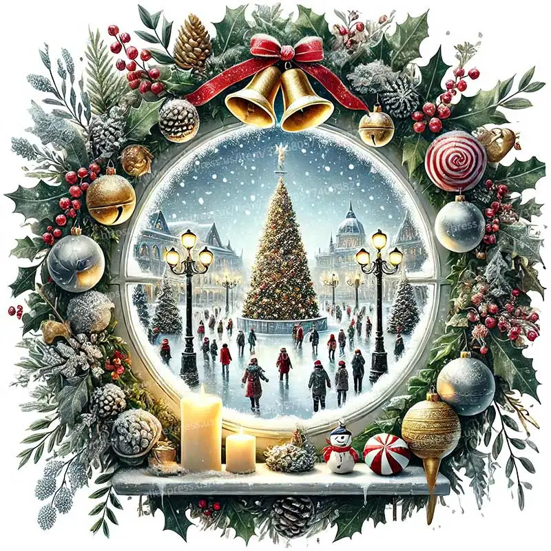 Рождественские наклейки на стену из ПВХ M1370
Рождественские наклейки на стену из ПВХ M1370