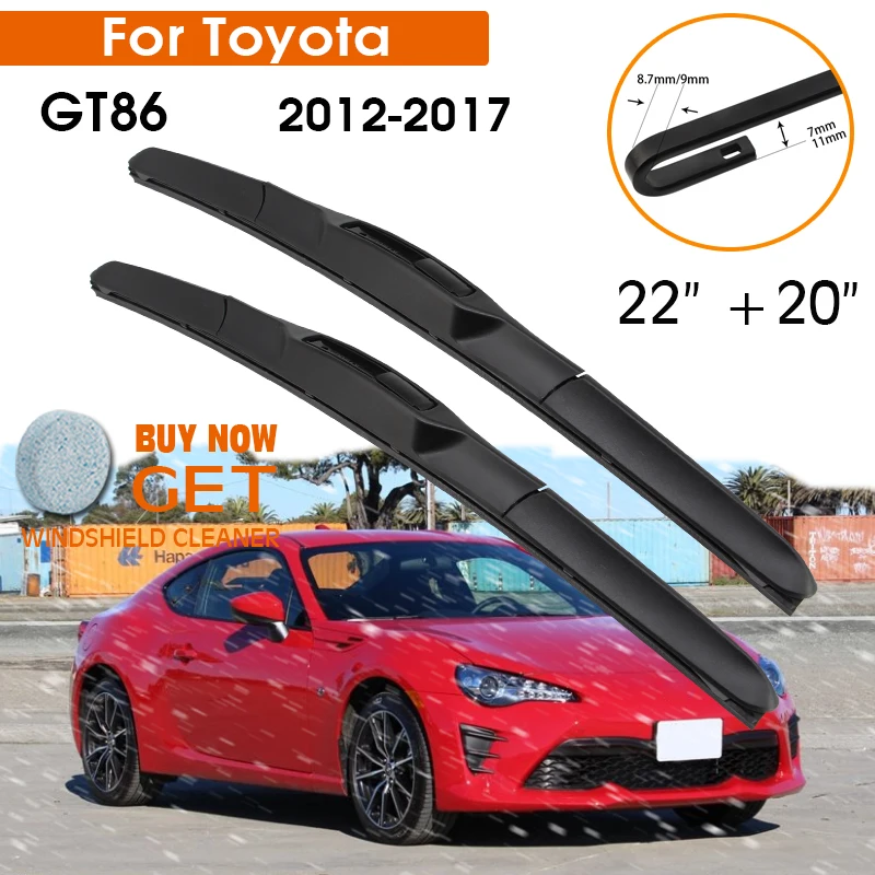 Car Wiper Blade For Toyota GT86 2012-2017 Windshield Rubber Silicon Refill Front Window Wiper 22"+20" LHD RHD Auto Accessories
Car Wiper Blade For Toyota GT86 2012-2017 Windshield Rubber Silicon Refill Front Window Wiper 22"+20" LHD RHD Auto Accessories