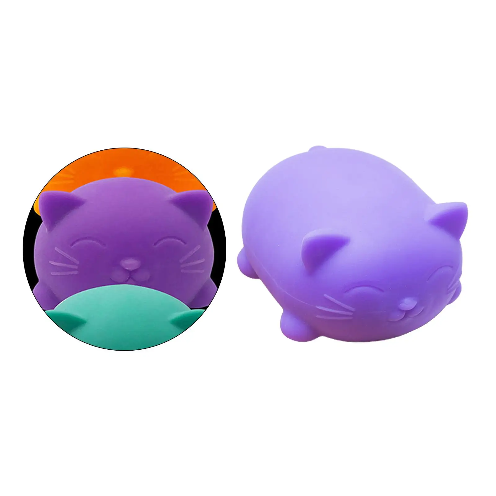 

Fidget Sensory Toy Cat Squishy Squeeze Decompression Stress Relief and Anti-Anxiety Toys For Kids Birthday Gifts