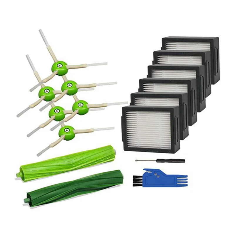 Роликовые щетки, боковая щетка, Hepa фильтр для Irobot Roomba I7 I7 + E5 E6 I Series Запчасти для робота-пылесоса, сменный комплект 
Роликовые щетки, боковая щетка, Hepa фильтр для Irobot Roomba I7 I7 + E5 E6 I Series Запчасти для робота-пылесоса, сменный комплект