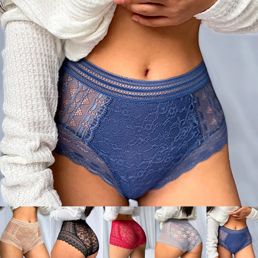 Women Sexy Lace French Ultra Thin Mid-Waist Briefs Hollow Out Elastic Waist Underwear Seamless Knickers Panties
Women Sexy Lace French Ultra Thin Mid-Waist Briefs Hollow Out Elastic Waist Underwear Seamless Knickers Panties