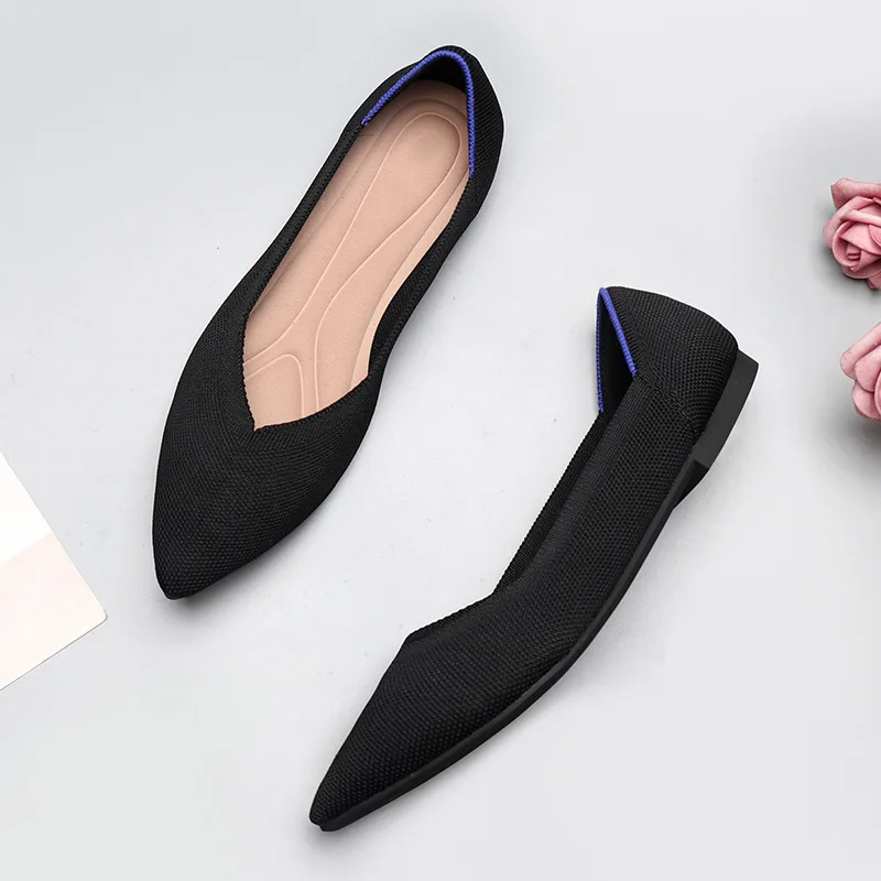New Women's Casual Shoes Knitting Pointed Shallow Mouth Flats Slip-on Simple Fashionable Vulcanized Shoes Zapato Plano Mujer
New Women's Casual Shoes Knitting Pointed Shallow Mouth Flats Slip-on Simple Fashionable Vulcanized Shoes Zapato Plano Mujer