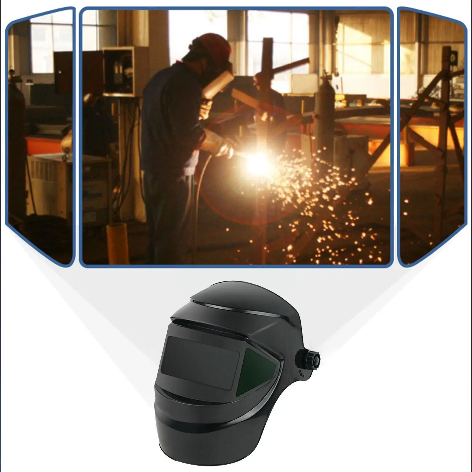 Auto Welding Helmet Variable Sunlight Adjustment Mask Dimming True Color Darkening Welding Grinding Arc Auto Protection Gog F7R9
Auto Welding Helmet Variable Sunlight Adjustment Mask Dimming True Color Darkening Welding Grinding Arc Auto Protection Gog F7R9