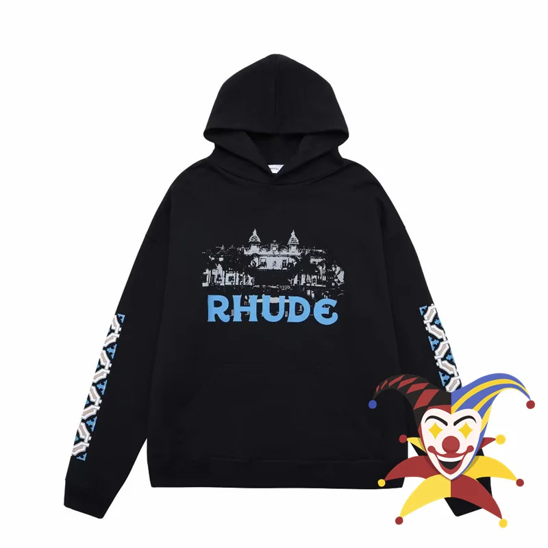 Rhude Terry Hoodie Men Women 1:1 High Quality Heavy Fabric Oversized Castle Print Streetwear Rhude Pullover
Rhude Terry Hoodie Men Women 1:1 High Quality Heavy Fabric Oversized Castle Print Streetwear Rhude Pullover
