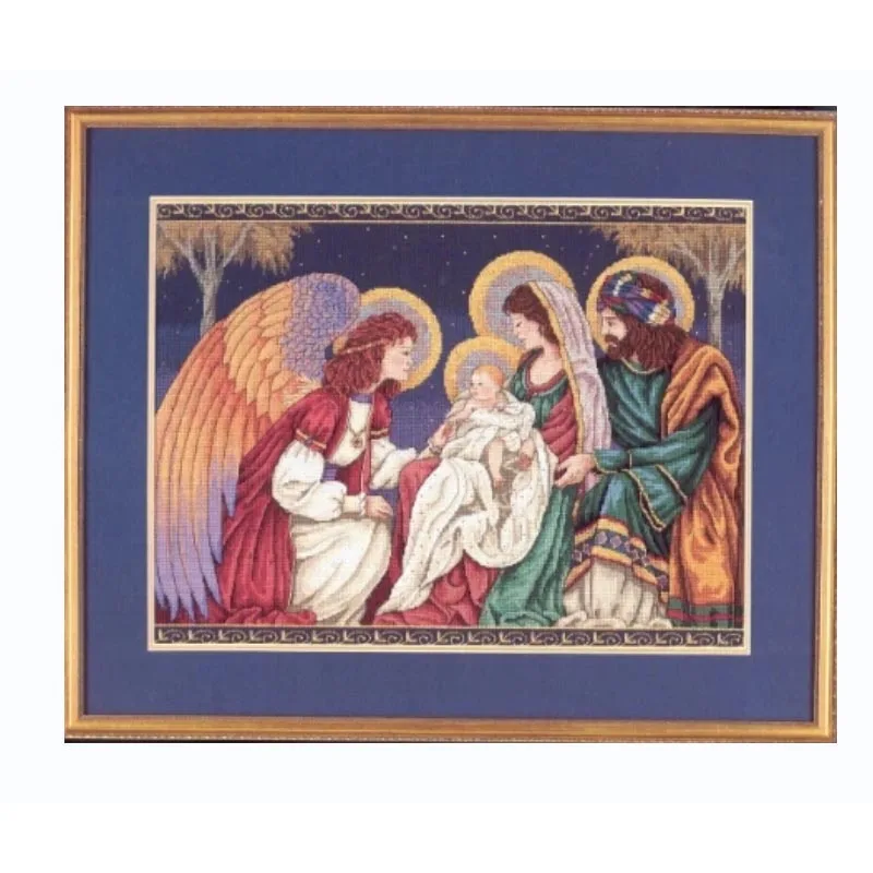 MM Top Quality Beautiful Lovely Counted Cross Stitch Kit The Birth of Christ Jesus Religion God Holy Nativity dim 08563 
MM Top Quality Beautiful Lovely Counted Cross Stitch Kit The Birth of Christ Jesus Religion God Holy Nativity dim 08563