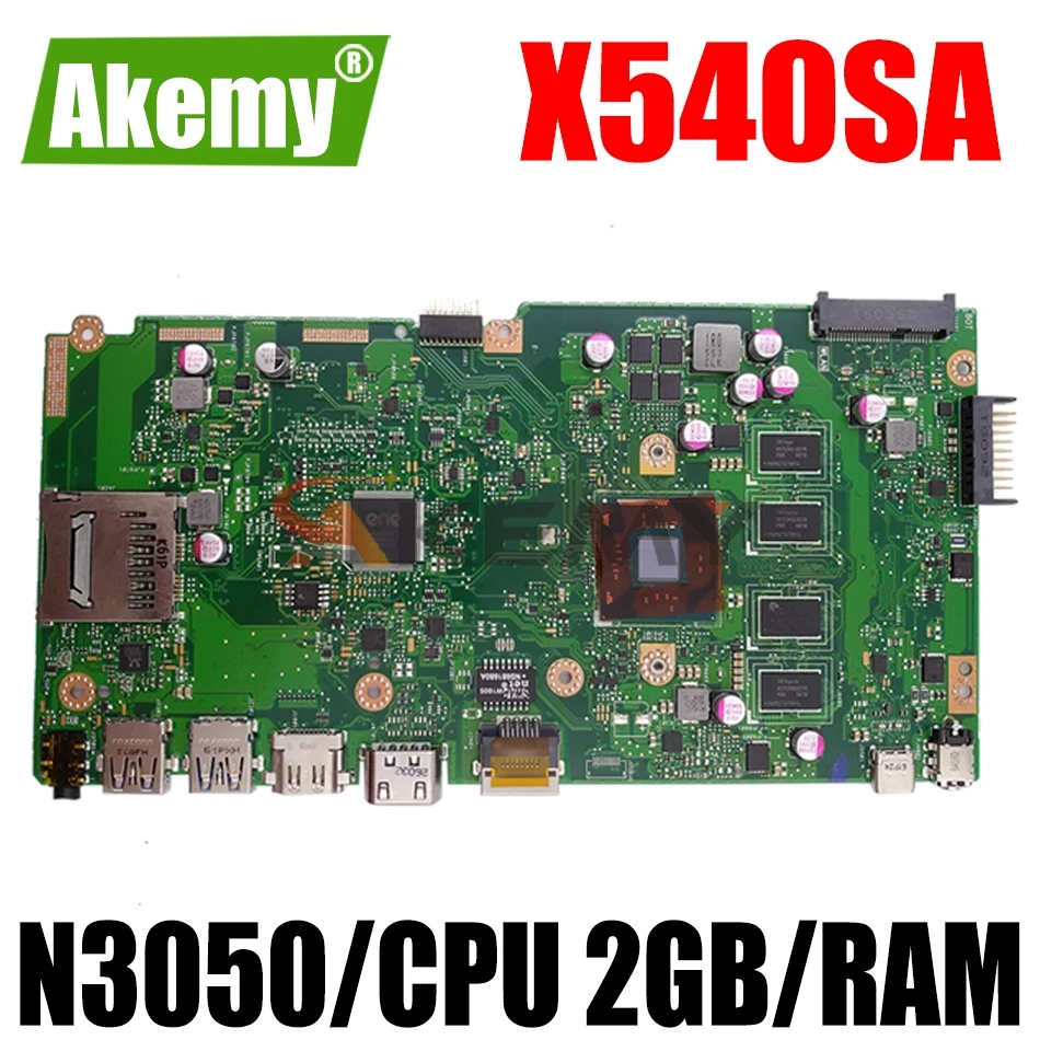 for ASUS X540SA/X540S/F540S/X540SAA/ laptop motherboard mainboard test OK N3050/CPU 2GB/RAM
for ASUS X540SA/X540S/F540S/X540SAA/ laptop motherboard mainboard test OK N3050/CPU 2GB/RAM