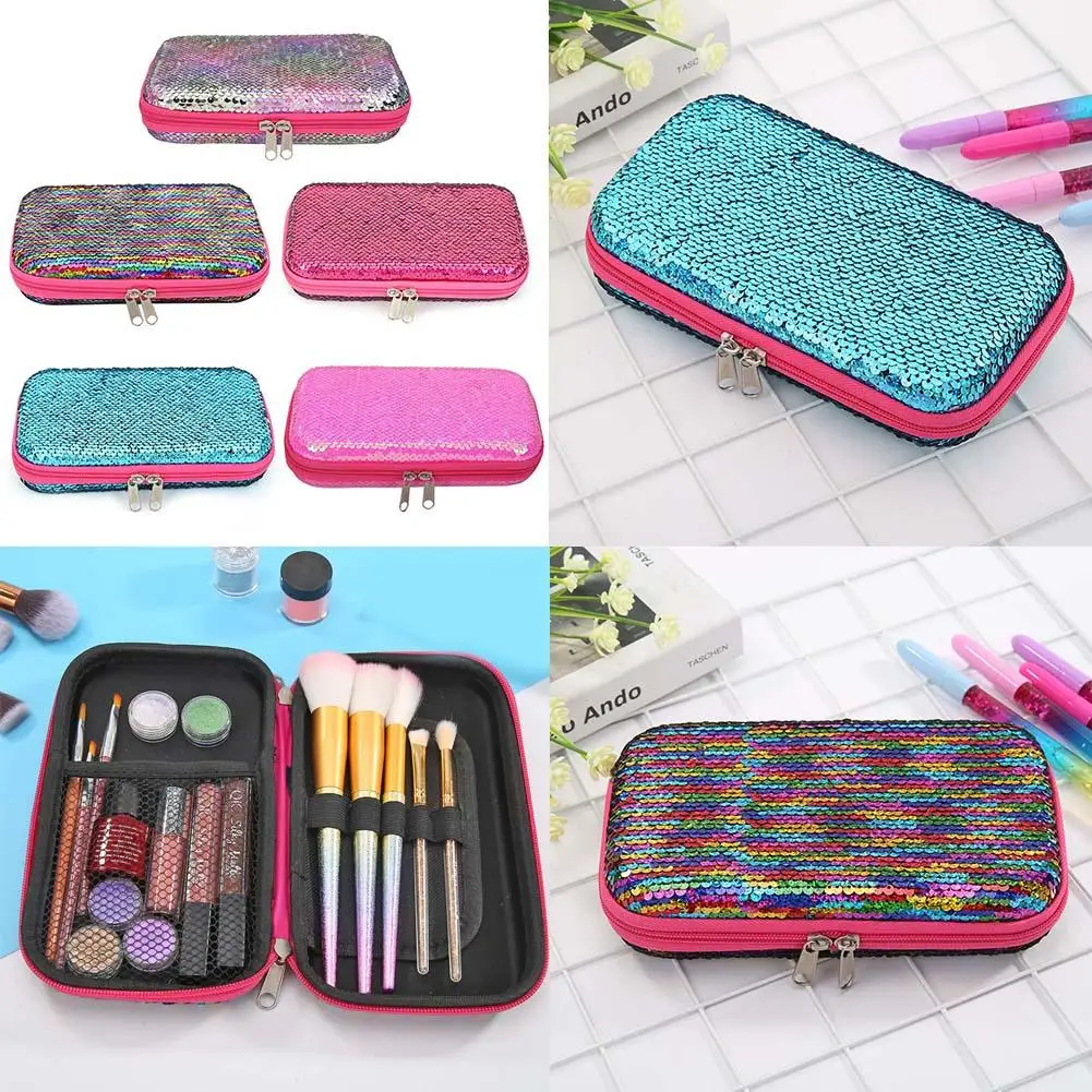 EVA Cartoon Sequin Student Pencil Case Box Delicate Stationery Cosmetic Bag Birthday Gift Stationery Makeup Storage Accessories
EVA Cartoon Sequin Student Pencil Case Box Delicate Stationery Cosmetic Bag Birthday Gift Stationery Makeup Storage Accessories