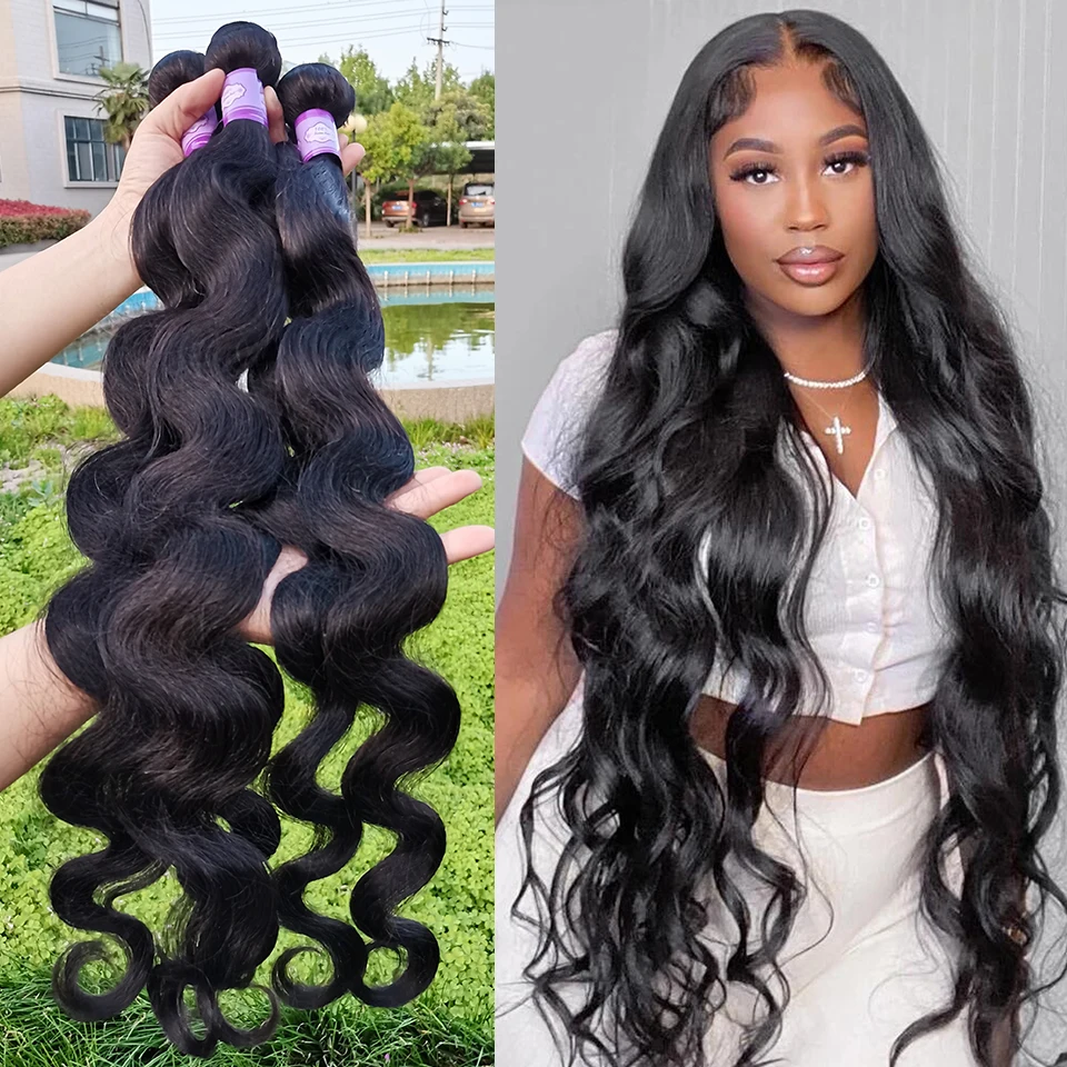 28 30 40 Long Inch Brazilian Remy Body Wave Bundles Human Hair Extensions Machine Double Weft 1/3/4 Bundle Deals Can Be Restyled
28 30 40 Long Inch Brazilian Remy Body Wave Bundles Human Hair Extensions Machine Double Weft 1/3/4 Bundle Deals Can Be Restyled